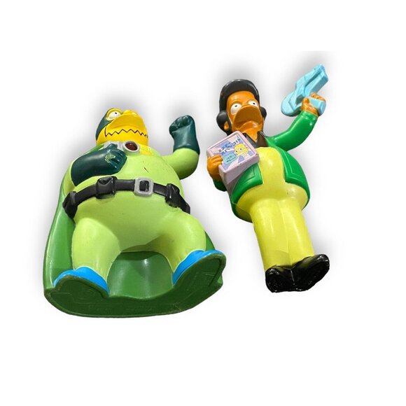 The Simpsons Apu & Comic Book Guy Burger King Kids Meal Toys - Picture 3 of 3